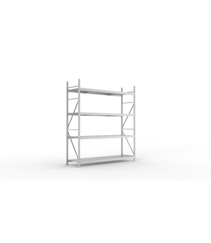 Weitspannregal Grundregal 2500×2200×650 mm, 600 kg Fachlast 