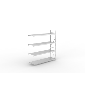 Weitspannregal Anbauregal 2500×2200×650 mm, 600 kg Fachlast 