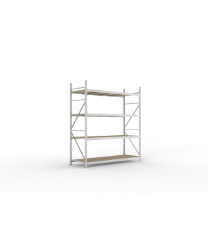 Weitspannregal Grundregal 2500×2200×800 mm, 600 kg Fachlast 