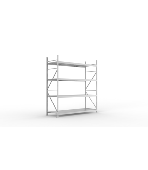 Weitspannregal Grundregal 2500×2200×800 mm, 600 kg Fachlast 