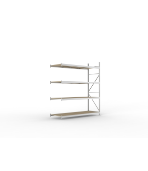 Weitspannregal Anbauregal 2500×2200×800 mm, 600 kg Fachlast 