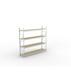 Weitspannregal Grundregal 2500×2600×650 mm, 490 kg Fachlast 