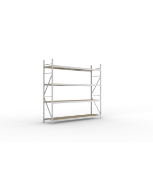 Weitspannregal Grundregal 2500×2600×650 mm, 490 kg Fachlast 