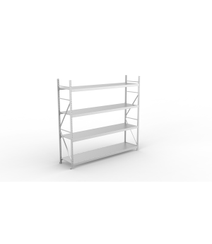 Weitspannregal Grundregal 2500×2600×650 mm, 490 kg Fachlast 