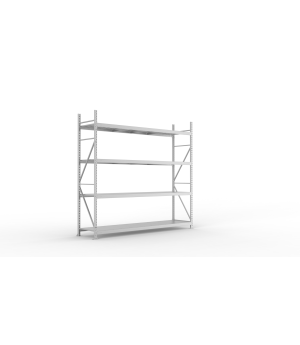 Weitspannregal Grundregal 2500×2600×650 mm, 490 kg Fachlast 