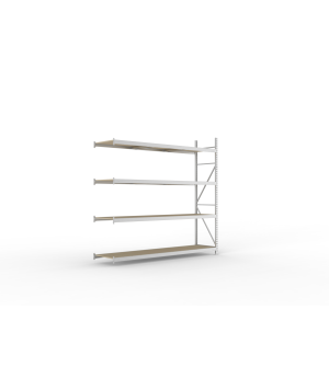 Weitspannregal Anbauregal 2500×2600×650 mm, 490 kg Fachlast 