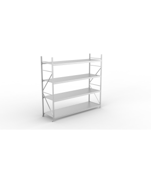 Weitspannregal Grundregal 2500×2600×800 mm, 490 kg Fachlast 