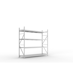 Weitspannregal Grundregal 2500×2600×800 mm, 490 kg Fachlast 