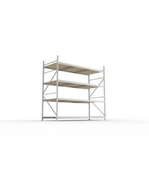 Weitspannregal Grundregal 2500×2600×1050 mm, 490 kg Fachlast
