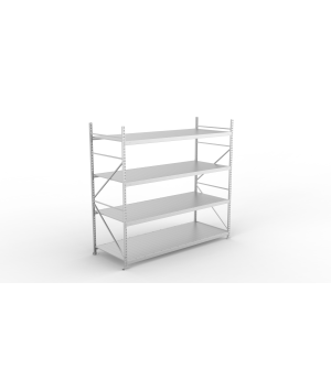 Weitspannregal Grundregal 2500×2600×1050 mm, 490 kg Fachlast