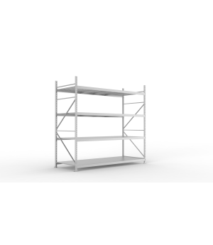 Weitspannregal Grundregal 2500×2600×1050 mm, 490 kg Fachlast