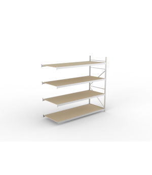 Weitspannregal Anbauregal 2500×2600×1050 mm, 490 kg Fachlast
