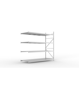 Weitspannregal Anbauregal 2500×2600×1050 mm, 490 kg Fachlast