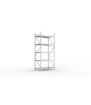 Weitspannregal Grundregal 3000×1400×800 mm, 600 kg Fachlast
