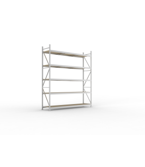 Weitspannregal Grundregal 3000×2600×650 mm, 490 kg Fachlast 