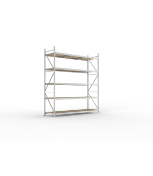 Weitspannregal Grundregal 3000×2600×800 mm, 490 kg Fachlast 