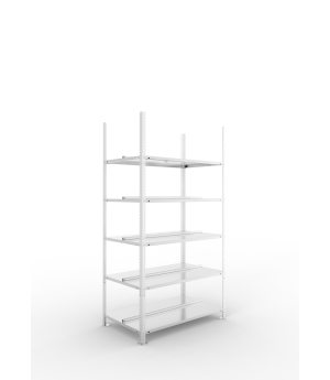 Büroregal Grundregal 1850×1000×600 mm, 120 Ordner – META