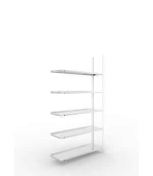 Büroregal Anbauregal 1850×1000×300 mm, 60 Ordner – META