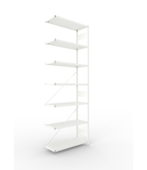 Fachbodenregal Anbauregal 3000×1000×400 mm, 230 kg Fachlast 
