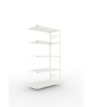 Fachbodenregal Anbauregal 2000×1000×500 mm, 230 kg Fachlast 