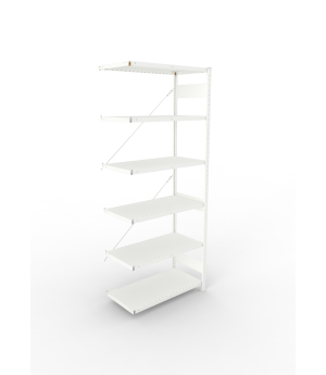 Fachbodenregal Anbauregal 2500×1000×500 mm, 230 kg Fachlast 