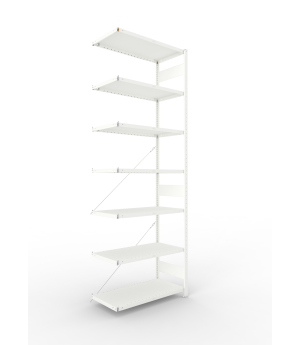 Fachbodenregal Anbauregal 3000×1000×500 mm, 230 kg Fachlast 