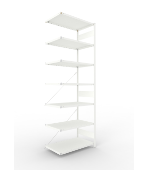 Fachbodenregal Anbauregal 3000×1000×600 mm, 230 kg Fachlast 
