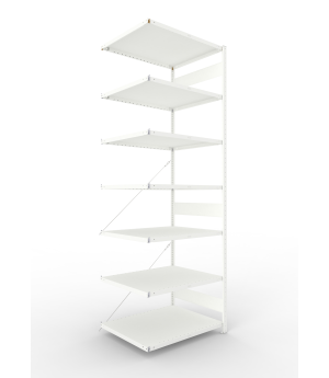 Fachbodenregal Anbauregal 3000×1000×800 mm, 230 kg Fachlast 