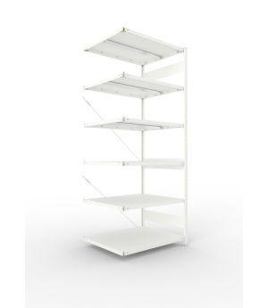Fachbodenregal Anbauregal 2500×1000×800 mm, 330 kg Fachlast 
