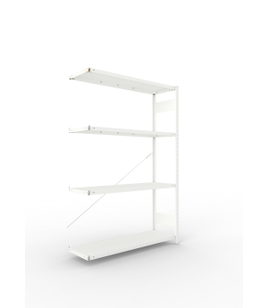 Fachbodenregal Anbauregal 2000×1300×400 mm, 230 kg Fachlast 