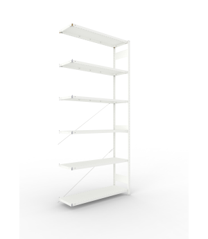 Fachbodenregal Anbauregal 3000×1300×400 mm, 230 kg Fachlast 