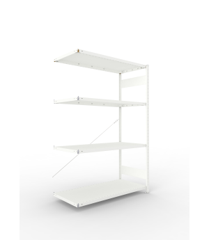 Fachbodenregal Anbauregal 2000×1300×600 mm, 230 kg Fachlast 