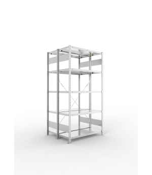 Fachbodenregal Grundregal 2000×1000×400 mm, 230 kg Fachlast 