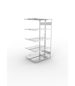 Fachbodenregal Anbauregal 2000×1000×400 mm, 230 kg Fachlast 