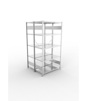 Fachbodenregal Grundregal 2000×1000×500 mm, 230 kg Fachlast 