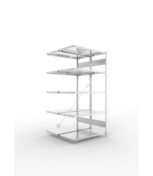 Fachbodenregal Anbauregal 2000×1000×500 mm, 230 kg Fachlast 