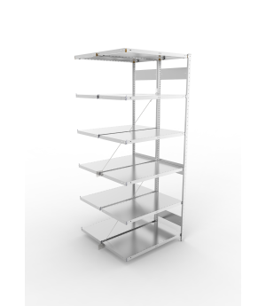 Fachbodenregal Anbauregal 2500×1000×500 mm, 230 kg Fachlast 