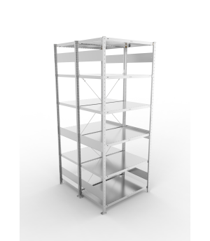 Fachbodenregal Grundregal 2500×1000×600 mm, 230 kg Fachlast 