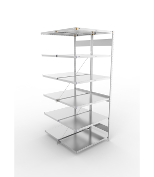 Fachbodenregal Anbauregal 2500×1000×600 mm, 230 kg Fachlast 
