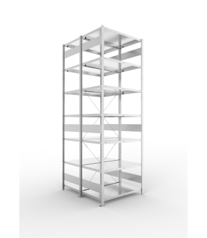 Fachbodenregal Grundregal 3000×1000×600 mm, 230 kg Fachlast 