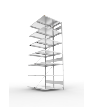 Fachbodenregal Anbauregal 3000×1000×600 mm, 230 kg Fachlast 