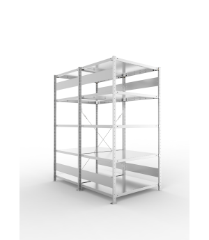 Fachbodenregal Grundregal 2000×1000×800 mm, 230 kg Fachlast 