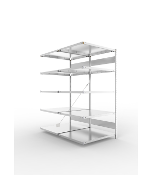 Fachbodenregal Anbauregal 2000×1000×800 mm, 230 kg Fachlast 