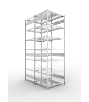 Fachbodenregal Grundregal 3000×1000×800 mm, 230 kg Fachlast 