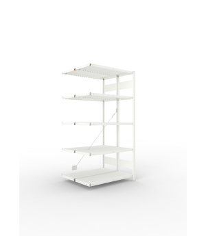Fachbodenregal Anbauregal 2000×1000×400 mm, 230 kg Fachlast 