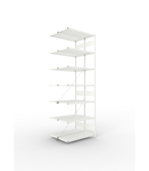 Fachbodenregal Anbauregal 3000×1000×400 mm, 230 kg Fachlast 