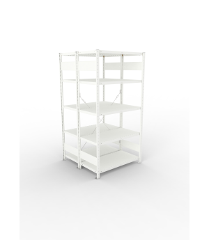 Fachbodenregal Grundregal 2000×1000×500 mm, 230 kg Fachlast 