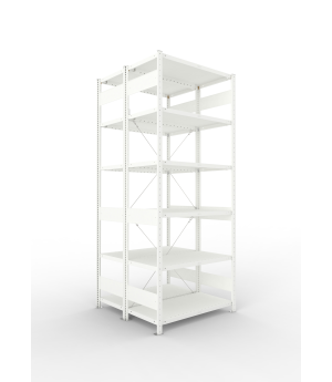 Fachbodenregal Grundregal 2500×1000×500 mm, 230 kg Fachlast 