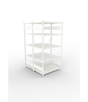 Fachbodenregal Grundregal 2000×1000×600 mm, 230 kg Fachlast 