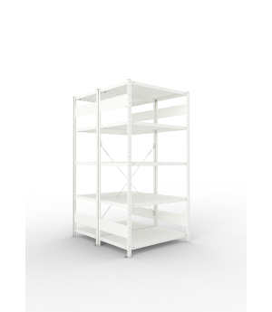 Fachbodenregal Grundregal 2000×1000×600 mm, 230 kg Fachlast 